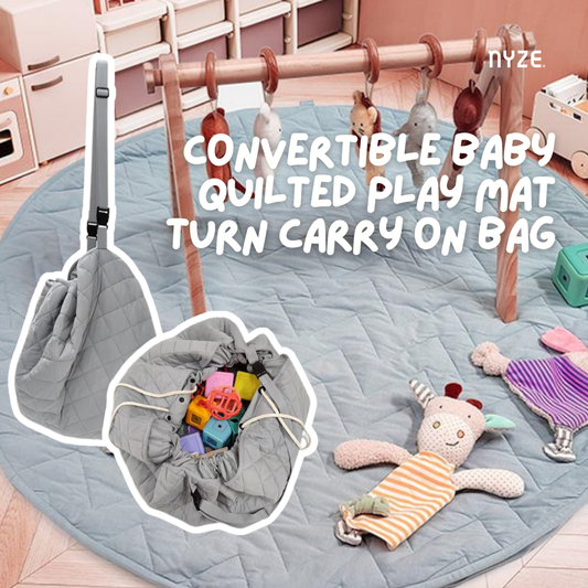 Convertible Baby Quilted Playmat