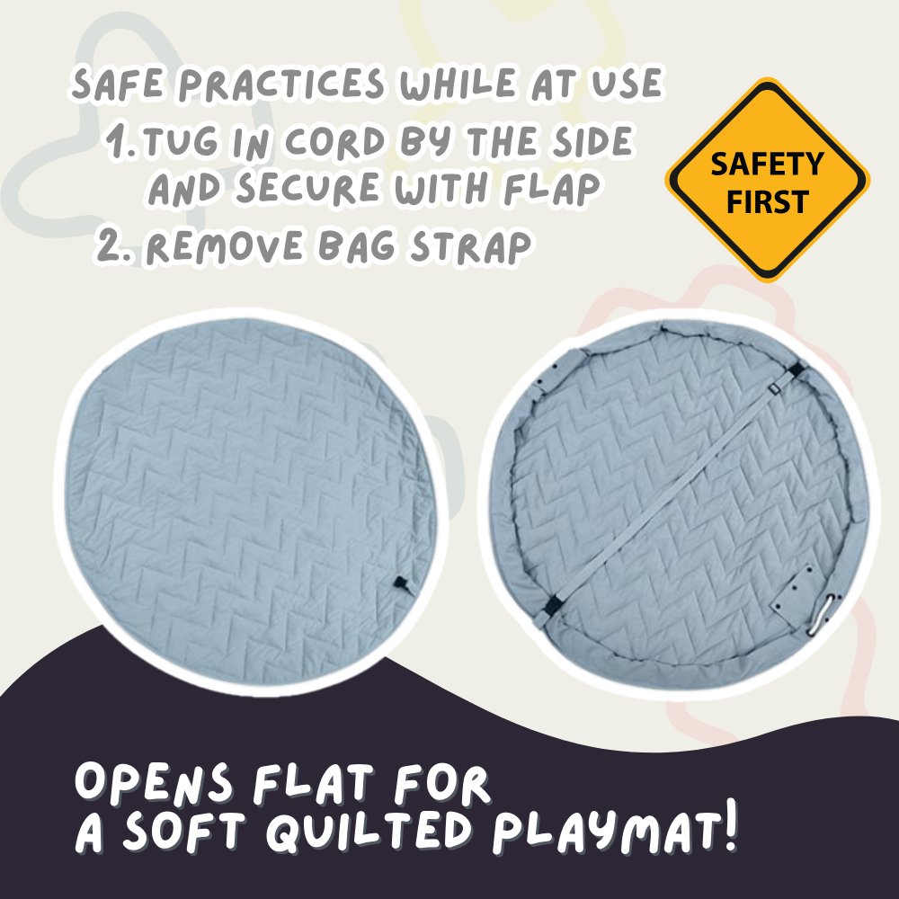 Convertible Baby Quilted Playmat