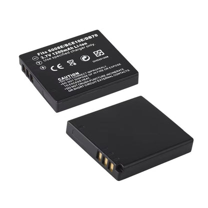 S008E / BCE10 / DB70 Replacement Battery for Panasonic and Ricoh Cameras
