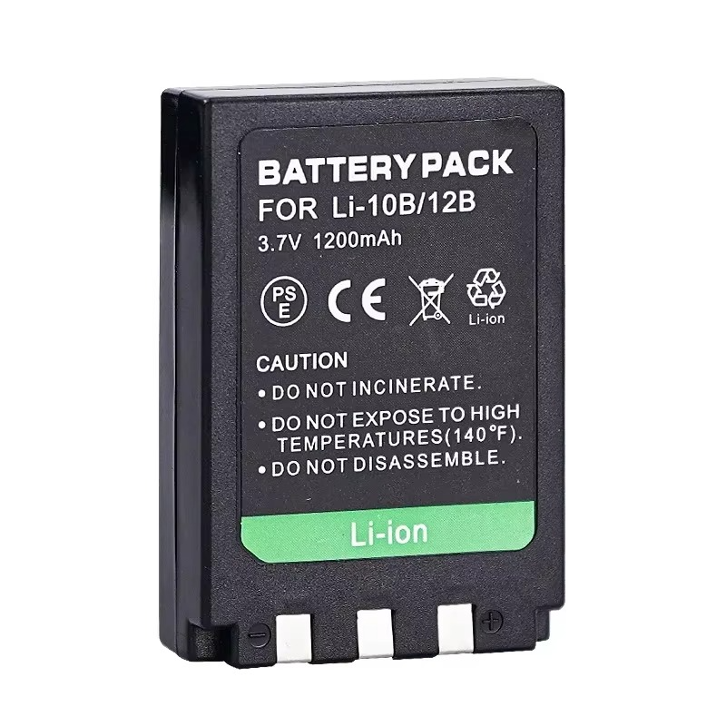 Li-10B / Li-12B Replacement Battery for Olympus Cameras