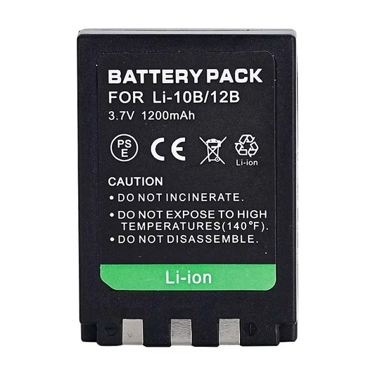Li-10B / Li-12B Replacement Battery for Olympus Cameras