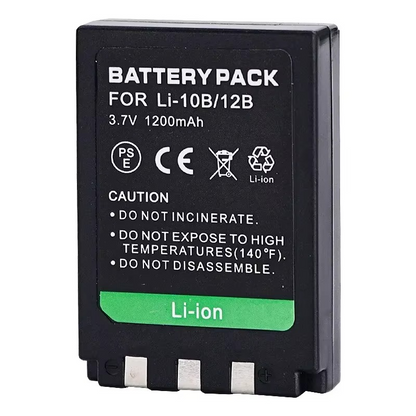 Li-10B / Li-12B Replacement Battery for Olympus Cameras