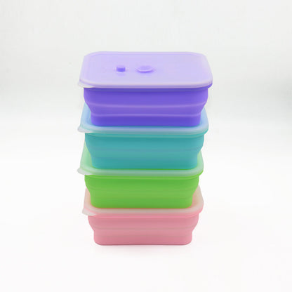 Silicone Food Container & Foodie Bag - Bundle Set