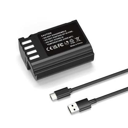DMW-BLK22 Replacement Battery 2600mAh with Type-C Charging Port for Panasonic Cameras