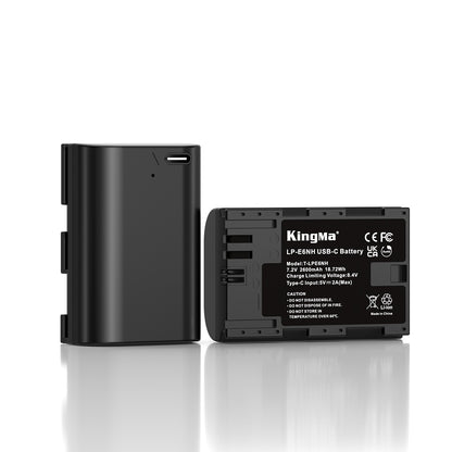 LP-E6 | Canon | Replacement Battery | Fully Decoded | USB Type-C Port