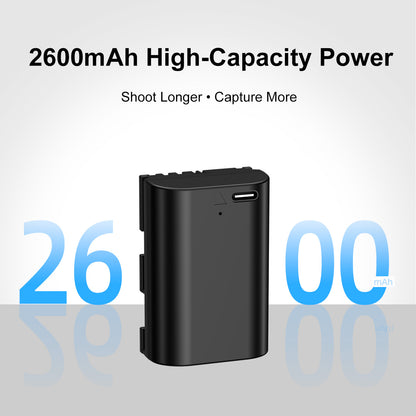 LP-E6 | Canon | Replacement Battery | Fully Decoded | USB Type-C Port