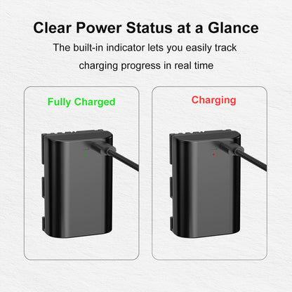 LP-E6 | Canon | Replacement Battery | Fully Decoded | USB Type-C Port