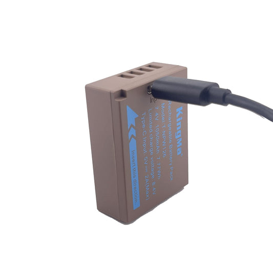 KingMa NP-W126 Camera Replacement Battery with Type-C Charging Port For Fujifilm Cameras using W126 / W126s Batteries