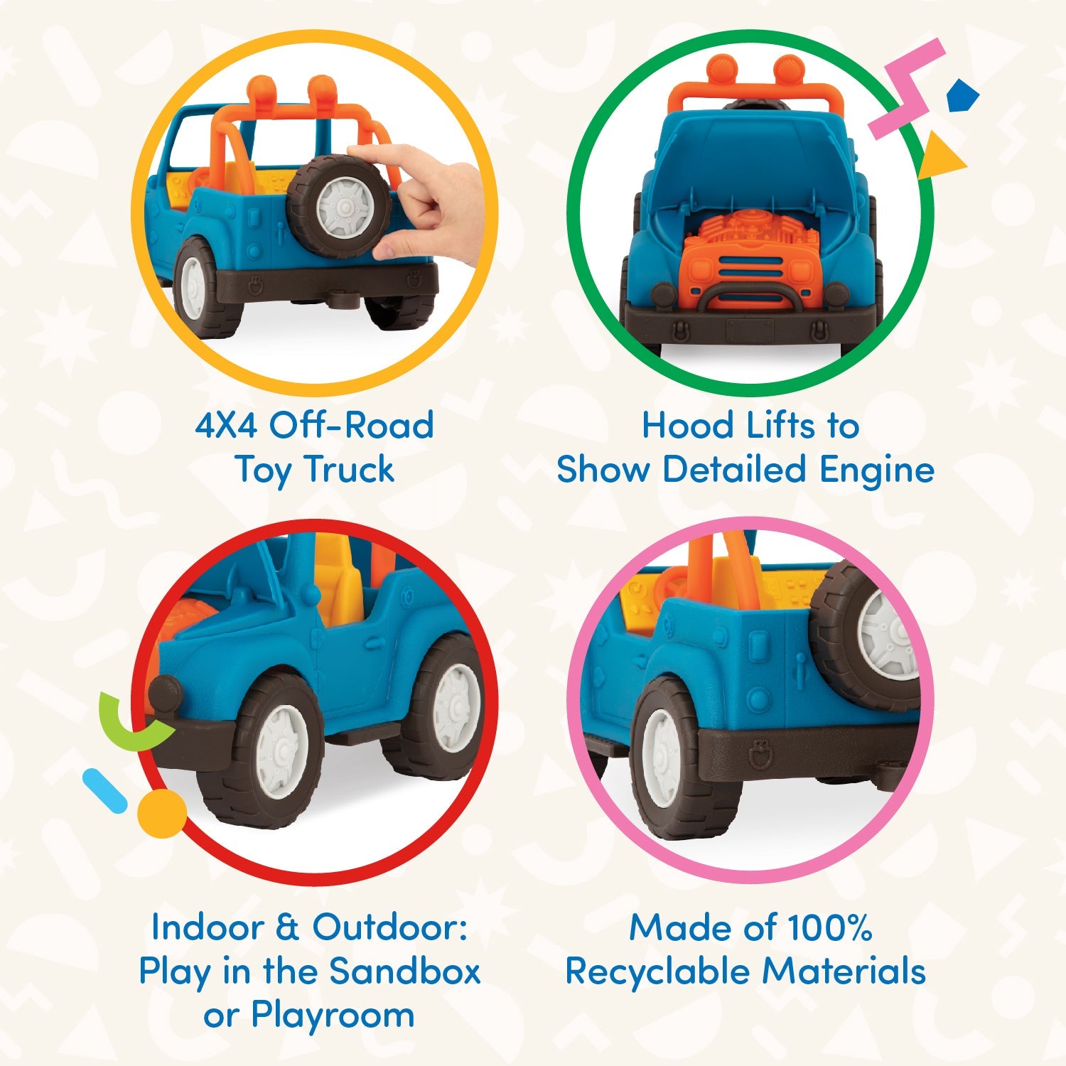 4 X 4 Off-Road Toy Truck
