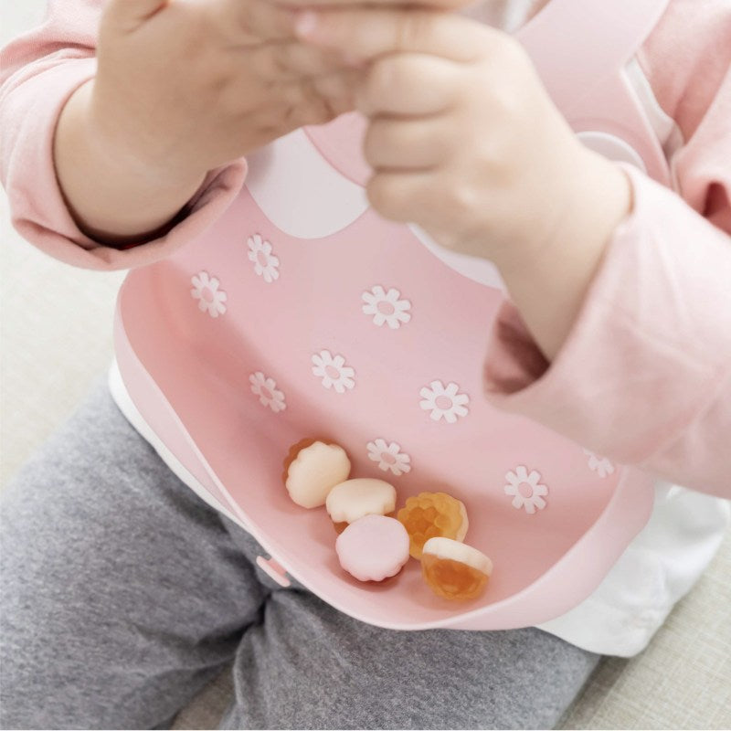 Joy Silicone Baby Bibs with Catch Tray - Dreamy Series