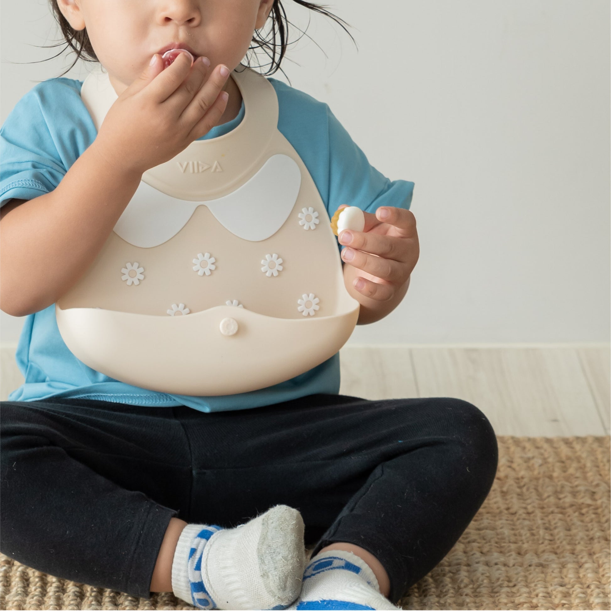 Joy Silicone Baby Bibs with Catch Tray - Dreamy Series