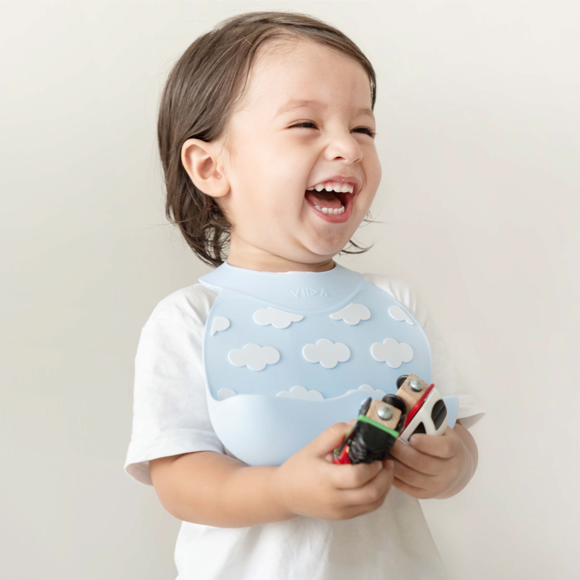 Joy Silicone Baby Bibs with Catch Tray - Dreamy Series