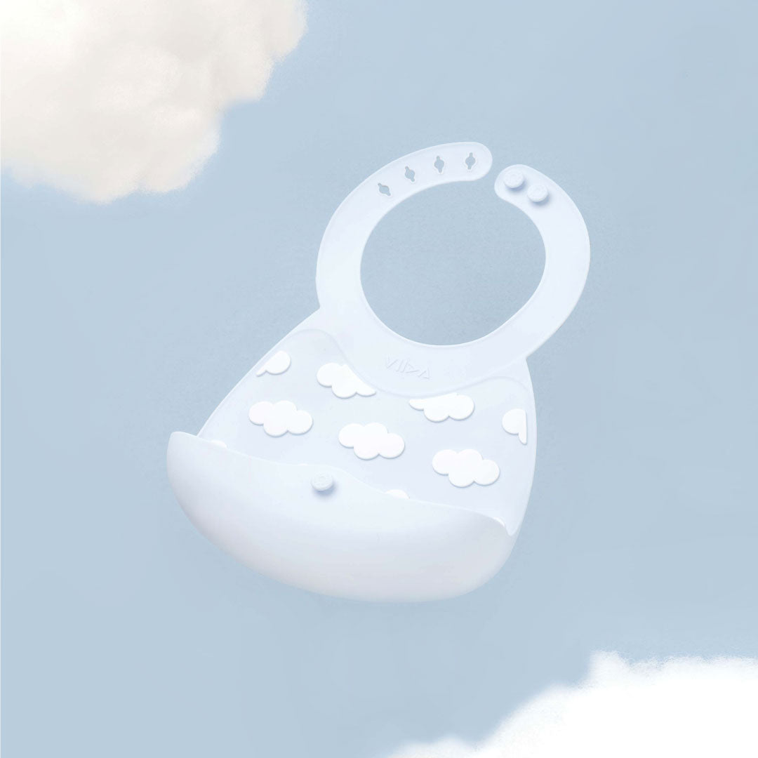 Joy Silicone Baby Bibs with Catch Tray - Dreamy Series