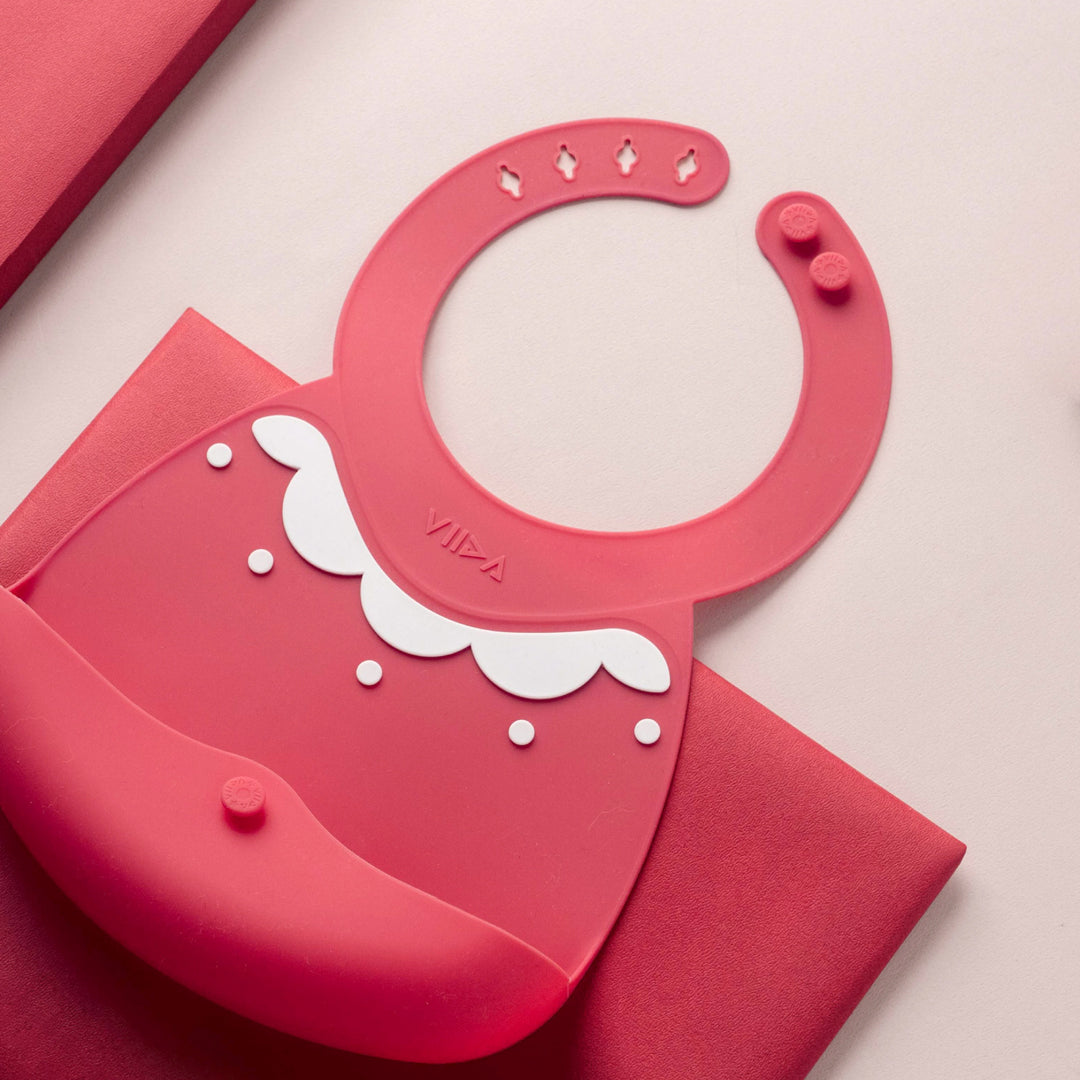 Joy Silicone Baby Bibs with Catch Tray - Dreamy Series