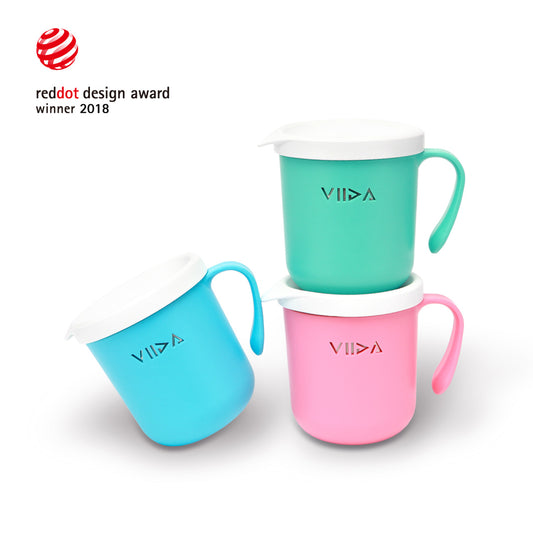 Soufflé Kids Antibacterial Stainless Steel Cup with Lid