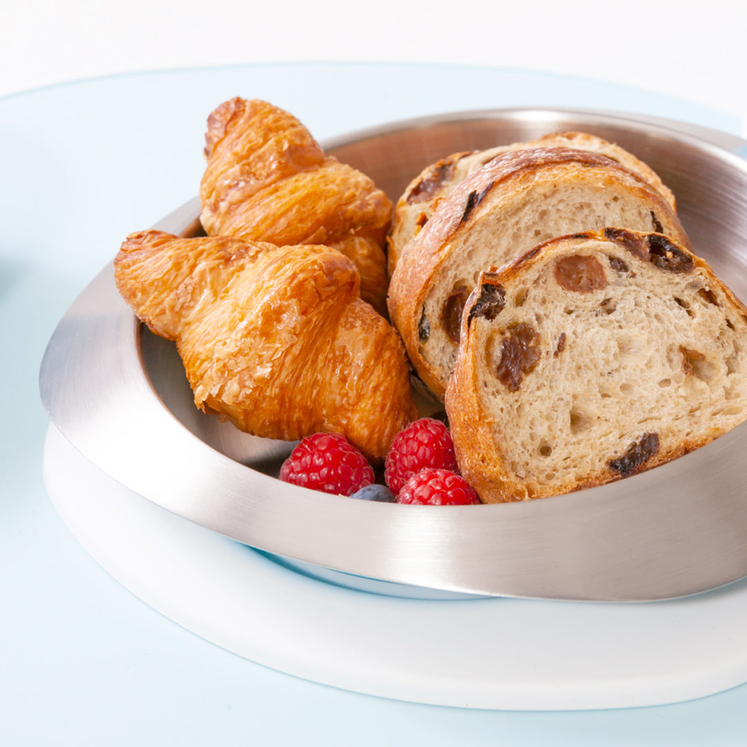 Soufflé Kids Antibacterial Stainless Steel Plate with Lid