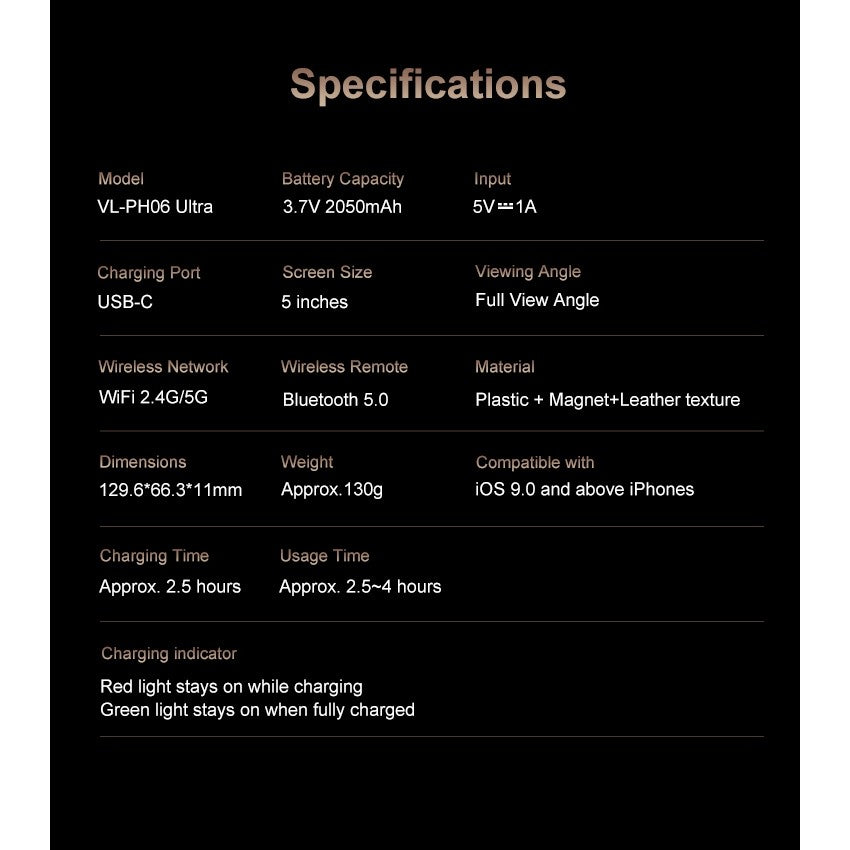 Magnetic Vlogging Touchscreen Monitor