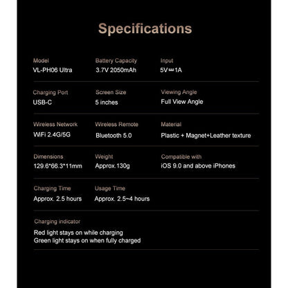 Magnetic Vlogging Touchscreen Monitor