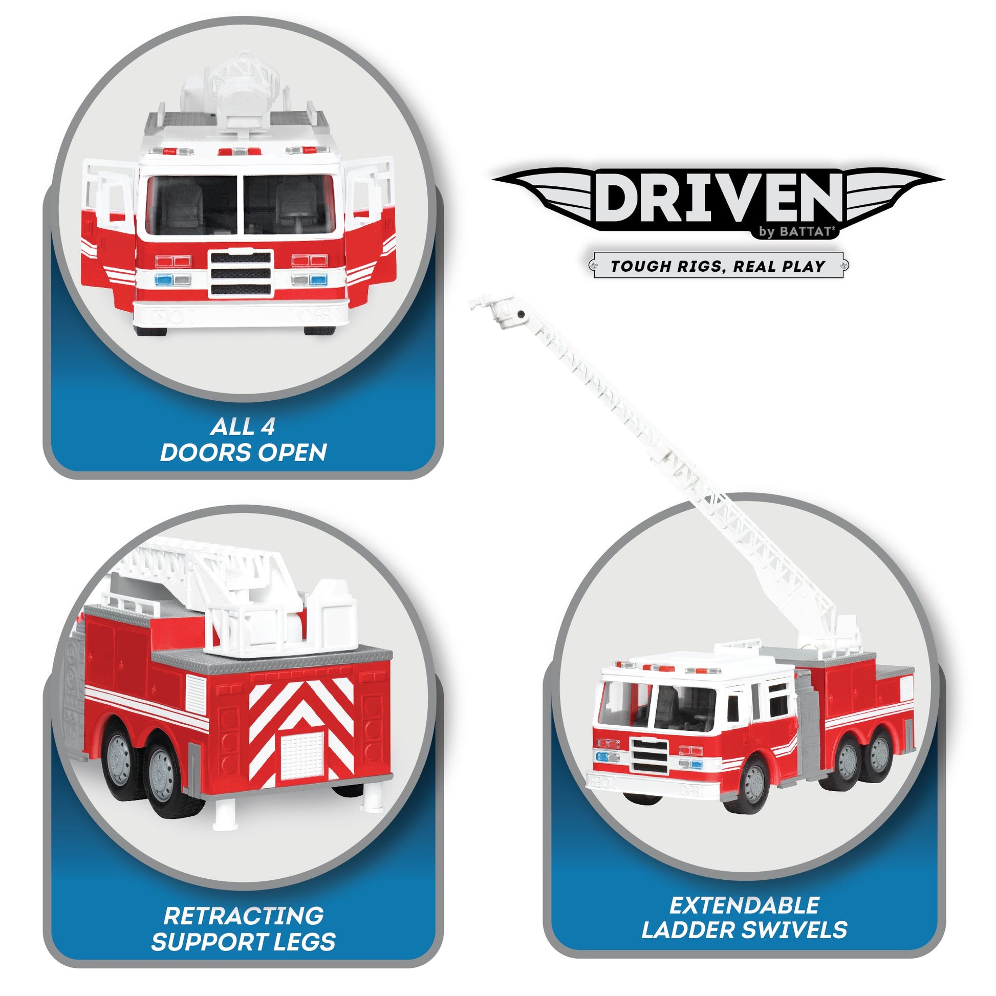 Micro Series Crane Ladder Fire Truck