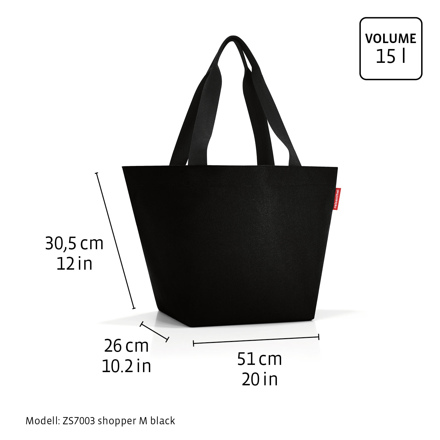 Shopper M Tote Bag