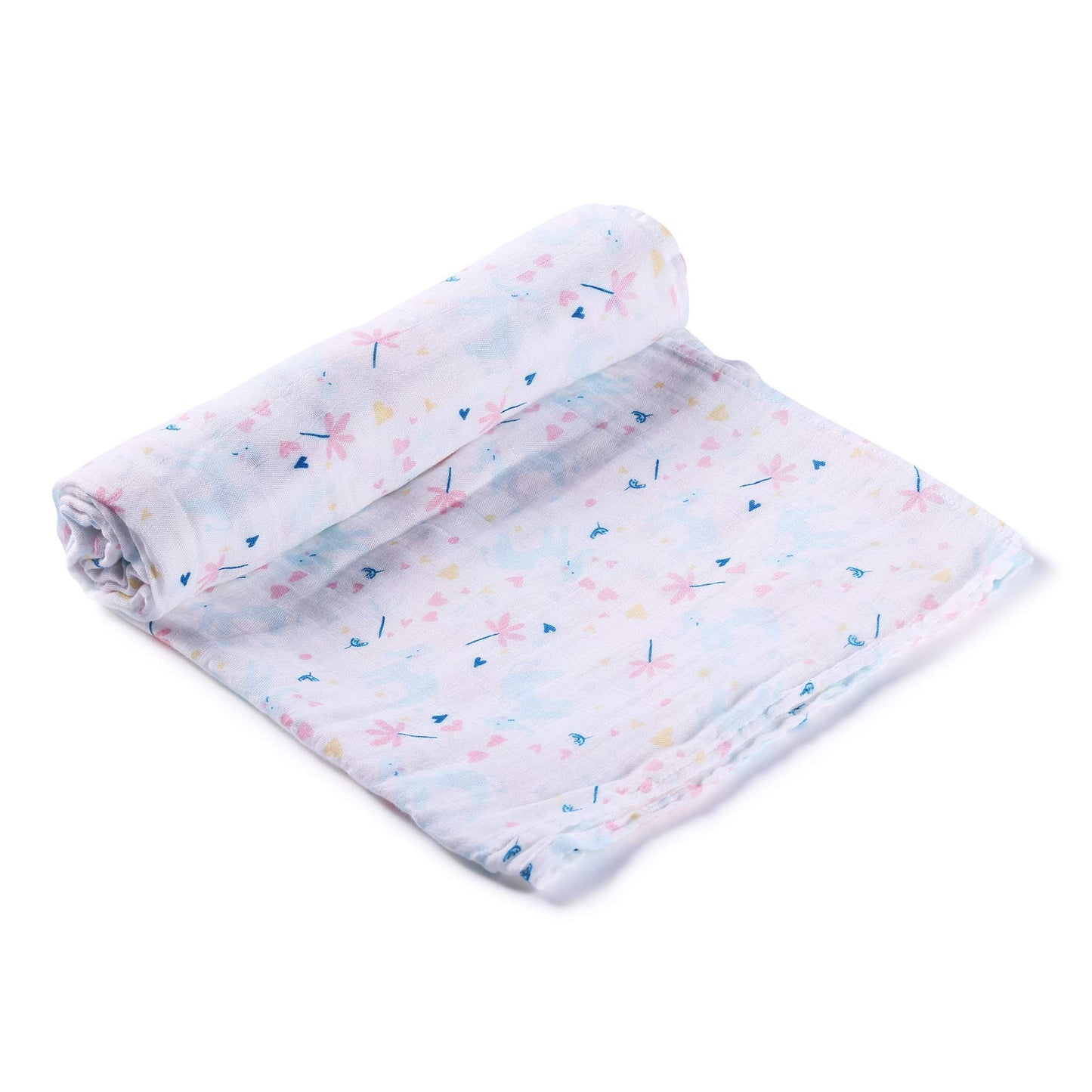 Baby Toddler Muslin Swaddle Blanket - Floral