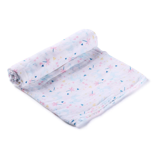 Baby Toddler Muslin Swaddle Blanket - Floral
