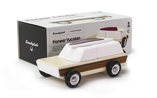 Pioneer Yucatan Wooden Toy Car with Canoe
