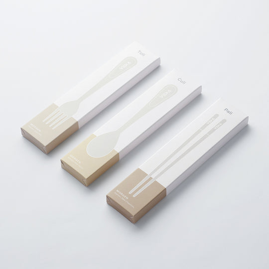 CULI Stainless Steel Travel Spoon, TOLI Fork & PALI Chopsticks (Set of 3)