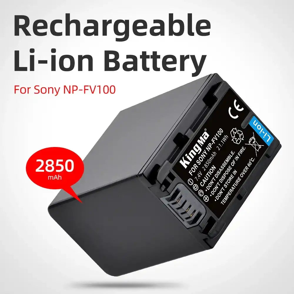 Kingma NP-FV100 Replacement Battery for Sony Cameras using FV100 type batteries - 3