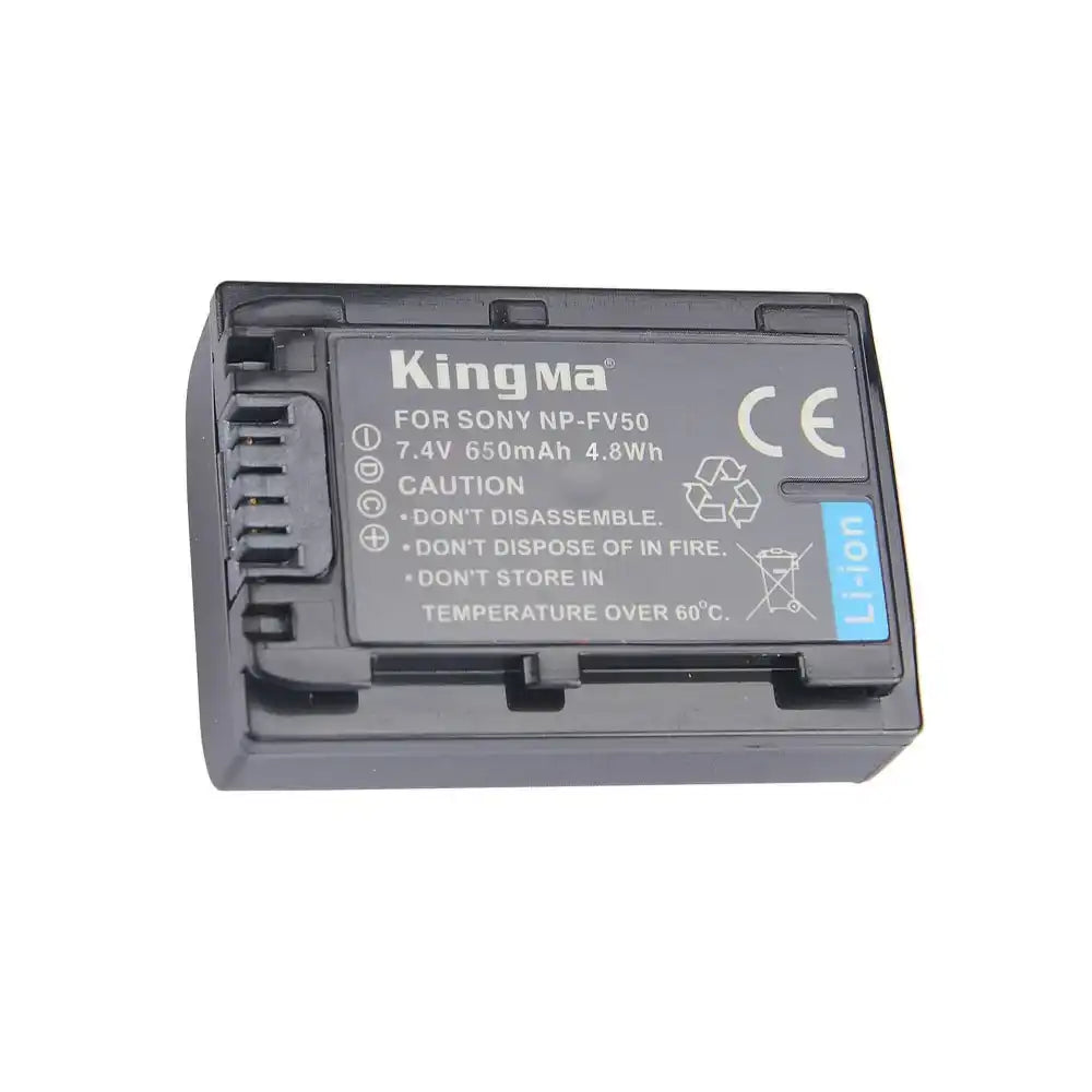 Kingma NP-FV50 Camera Replacement Battery for Sony Cameras using FV50 type batteries - 1