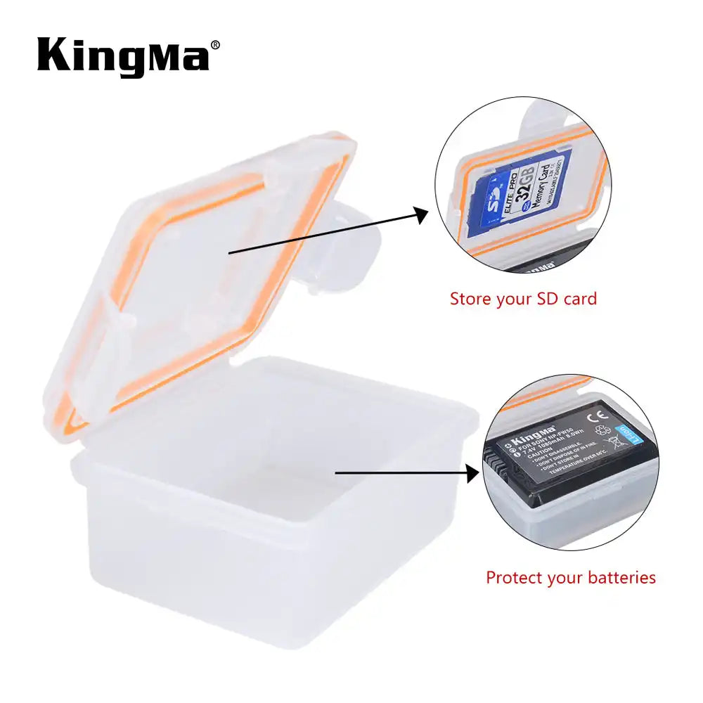 KingMa Single Slot Battery Protective Case | Canon / Sony - 4