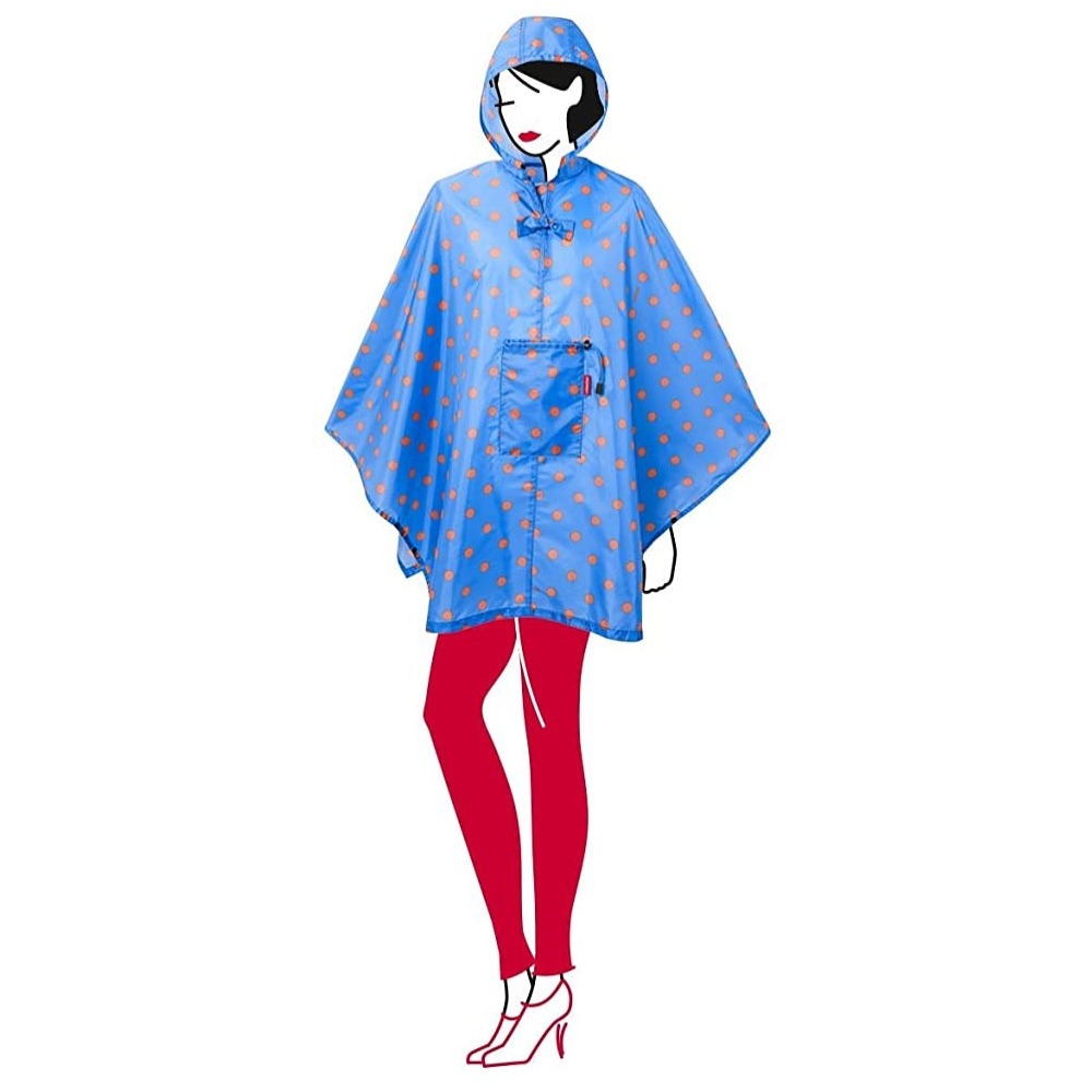Blue with Red Dots