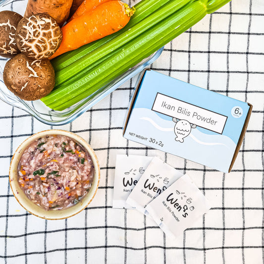 Ikan Bilis Baby Food Powder Satchel Box