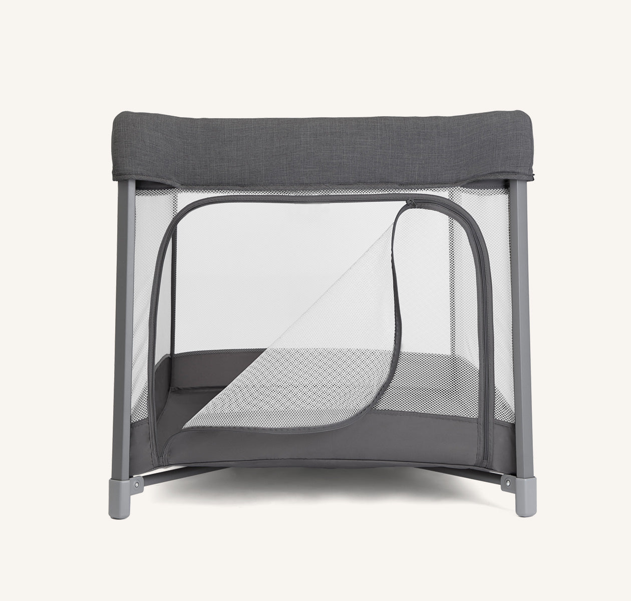 amigo™ One-hand Fold Travel Cot - Thunder