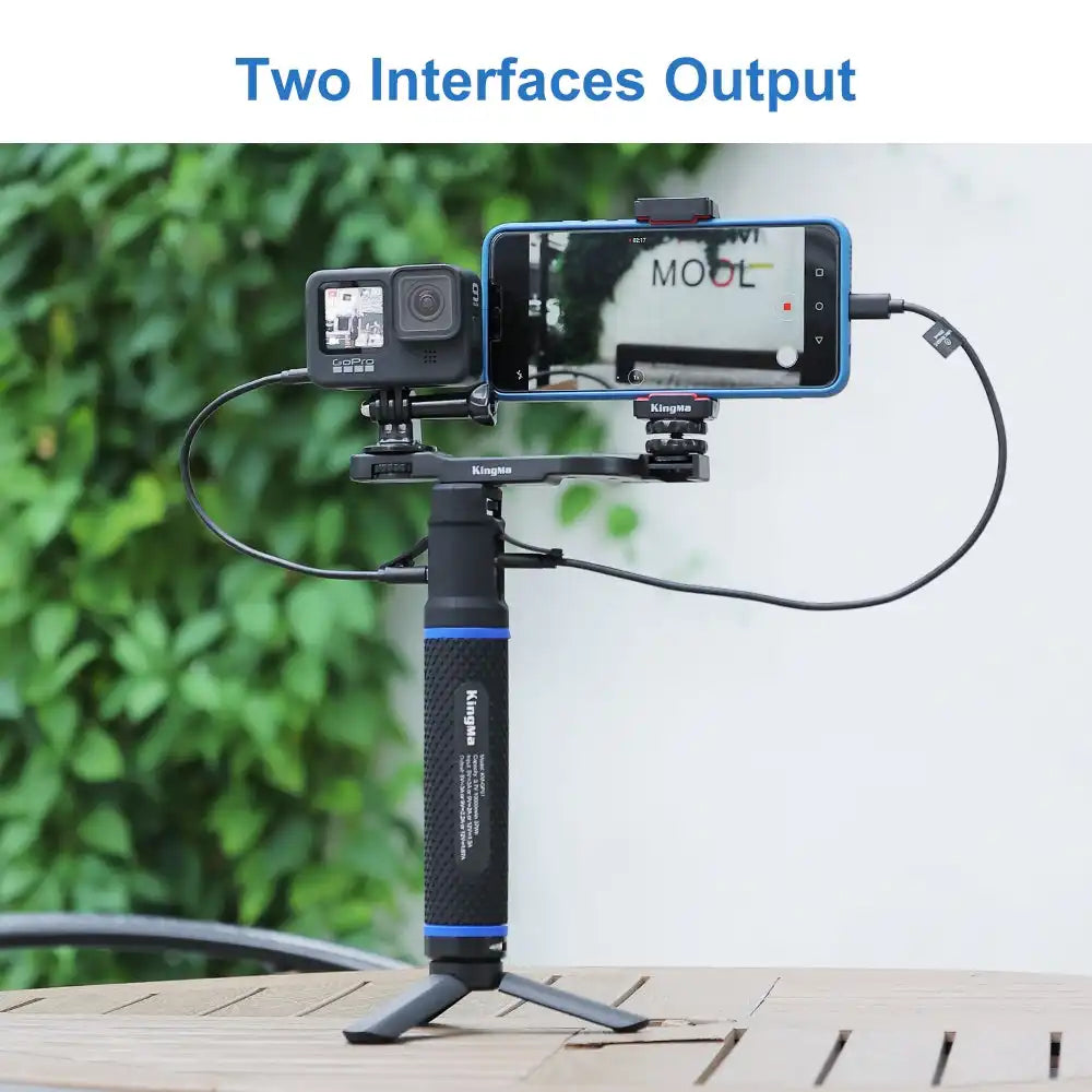 KingMa 10000mAh Power Handle Grip | Cameras GoPro Mobile Phones and more - 4