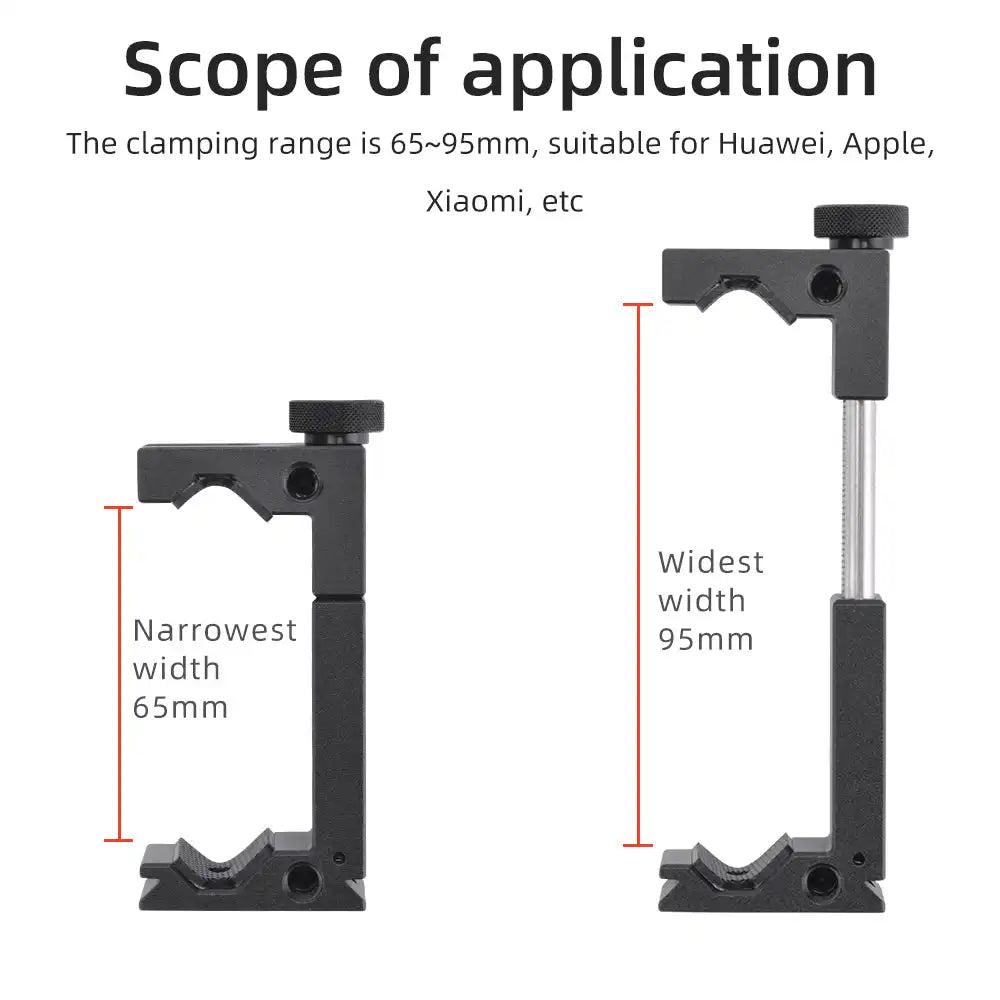 KingMa Aluminum Alloy Hot Shoe Phone Clip - 3