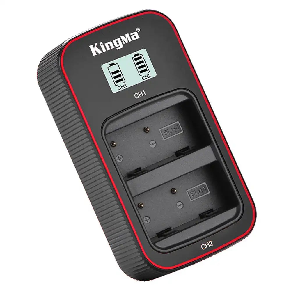 KingMa BLH-1 Fast Charger | Olympus | Dual Slot - 1