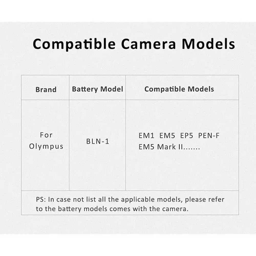 KingMa BLN-1 | Olympus | 1140mAh | Replacement Battery - 4
