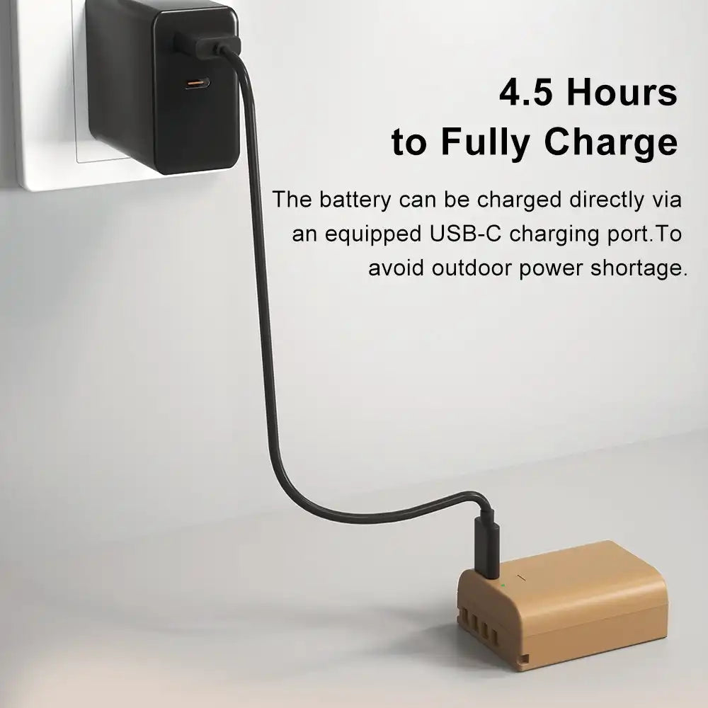 KingMa BLX-1 | Olympus | 2000mAh | Replacement Battery | USB Type-C Port - 4