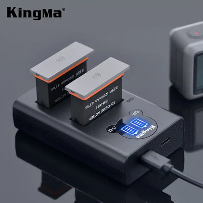 KingMa BM-AB1 Set | DJI | 1220mAh Battery | Dual Charger - 3