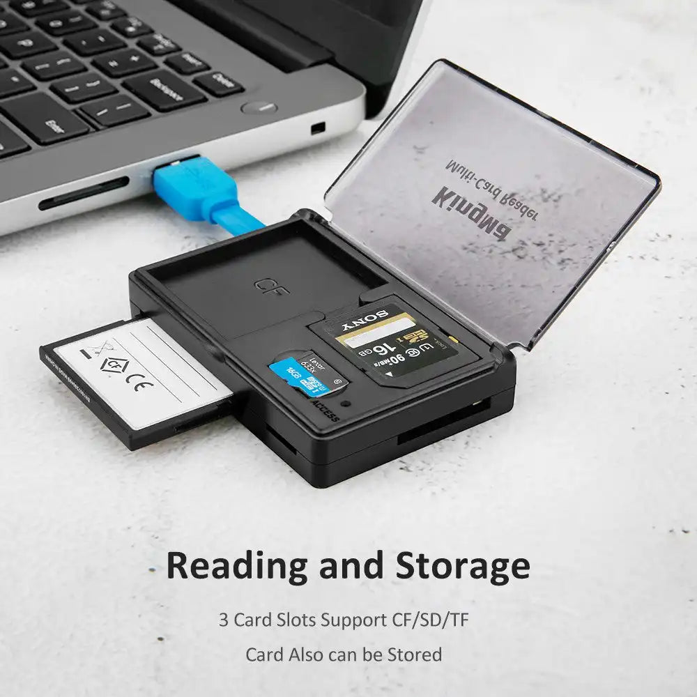 KingMa BM-U001 | CF TF & SD Card Reader | USB 3.0 - 4