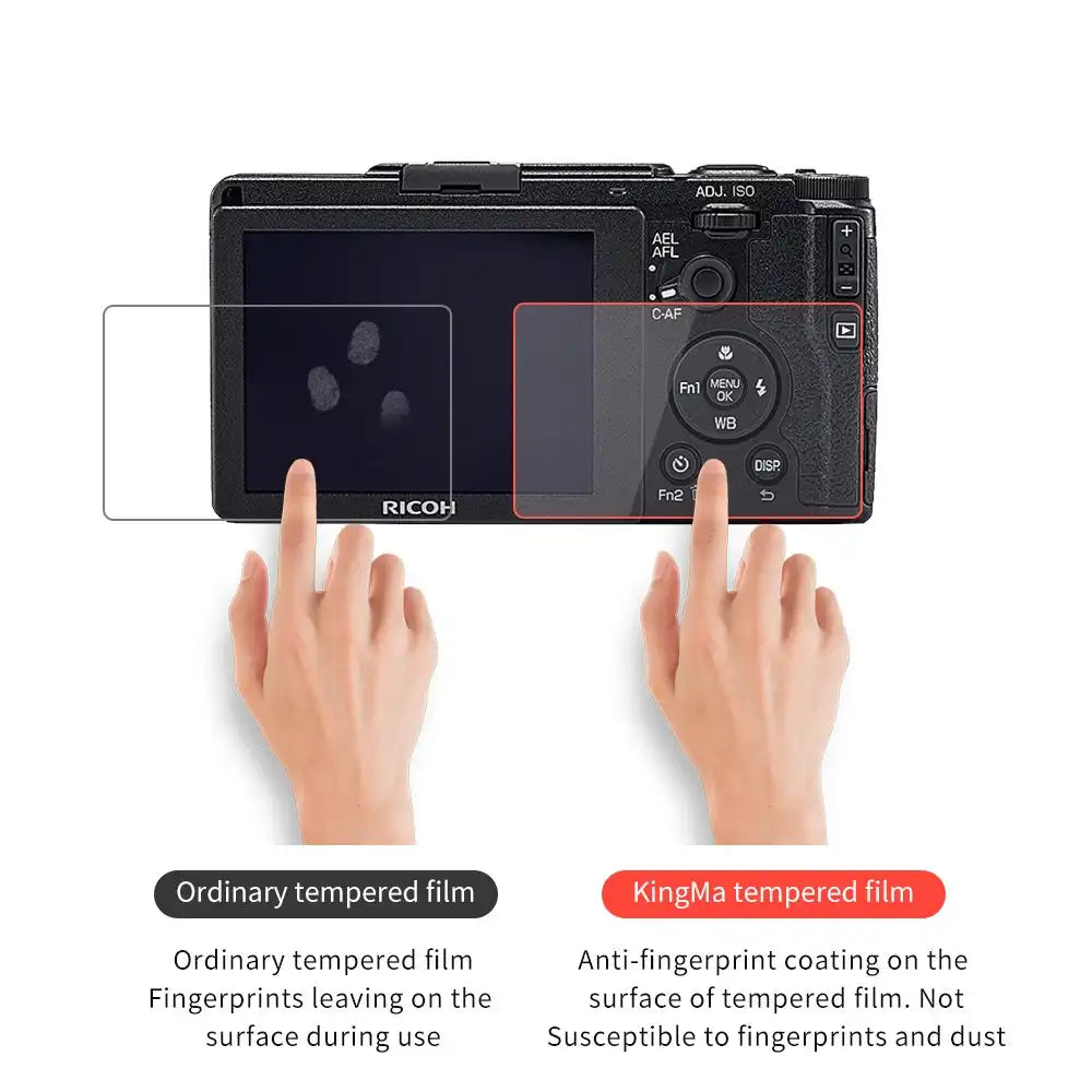 KingMa BMTG024-GR2 | Ricoh | Camera Screen Protector - 2