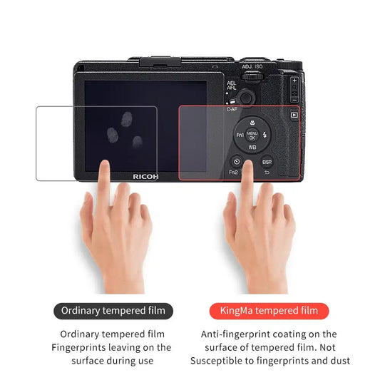 KingMa BMTG024-GR2 | Ricoh | Camera Screen Protector - 2