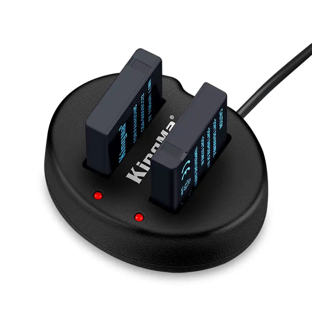 KingMa CGA-S005/DMW-BCC12 Set | Panasonic | 1100mAh Battery | Dual Charger | LED - 3