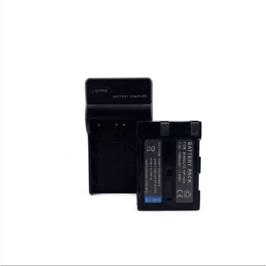 KingMa D-Li50 & NP-400 Set | Pentax | 1600mAh Battery | Single Charger | LED - 1