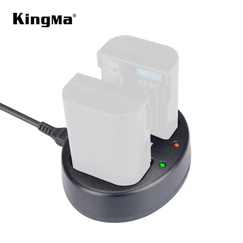 KingMa D-Li90 Charger | Pentax | Dual Slot | LED - 5
