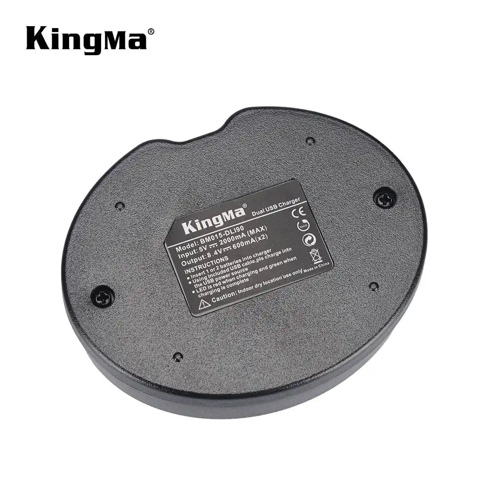 KingMa D-Li90 Charger | Pentax | Dual Slot | LED - 3