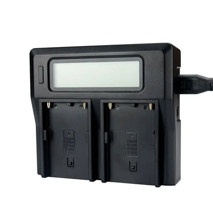 KingMa DC-LCD-NPU60 Charger | Sony | BP-U30 U60 U65 & U90 | AC/DC | Dual Slots | LCD - 3