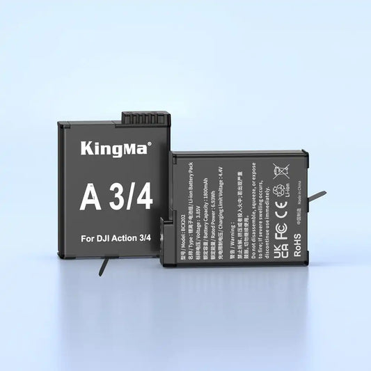 KingMa DJI OSMO Action 3/4 Rechargeable Replacement Battery - 2