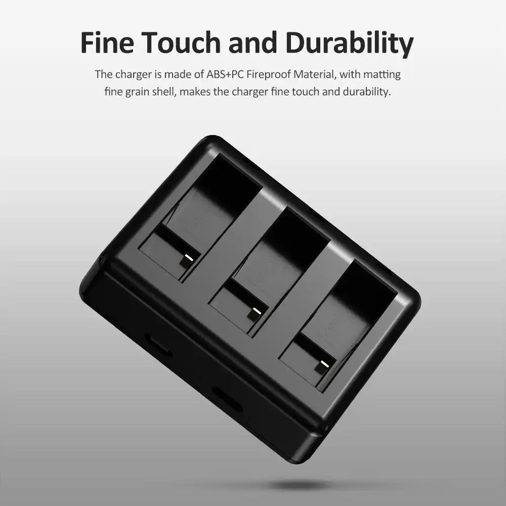 KingMa DJI OSMO Action 3/4 Triple-Slot Battery Charger - 3